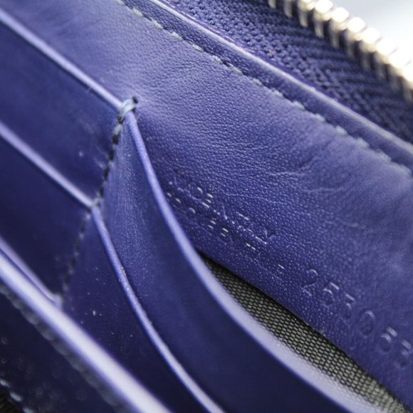 BALENCIAGA Leather & Studded Zip Around Wallet - Picture 12 of 12